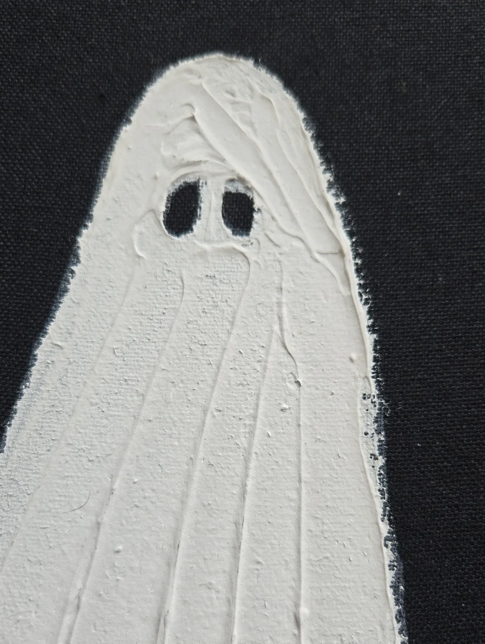 Wood And Fabric Ghost Picture